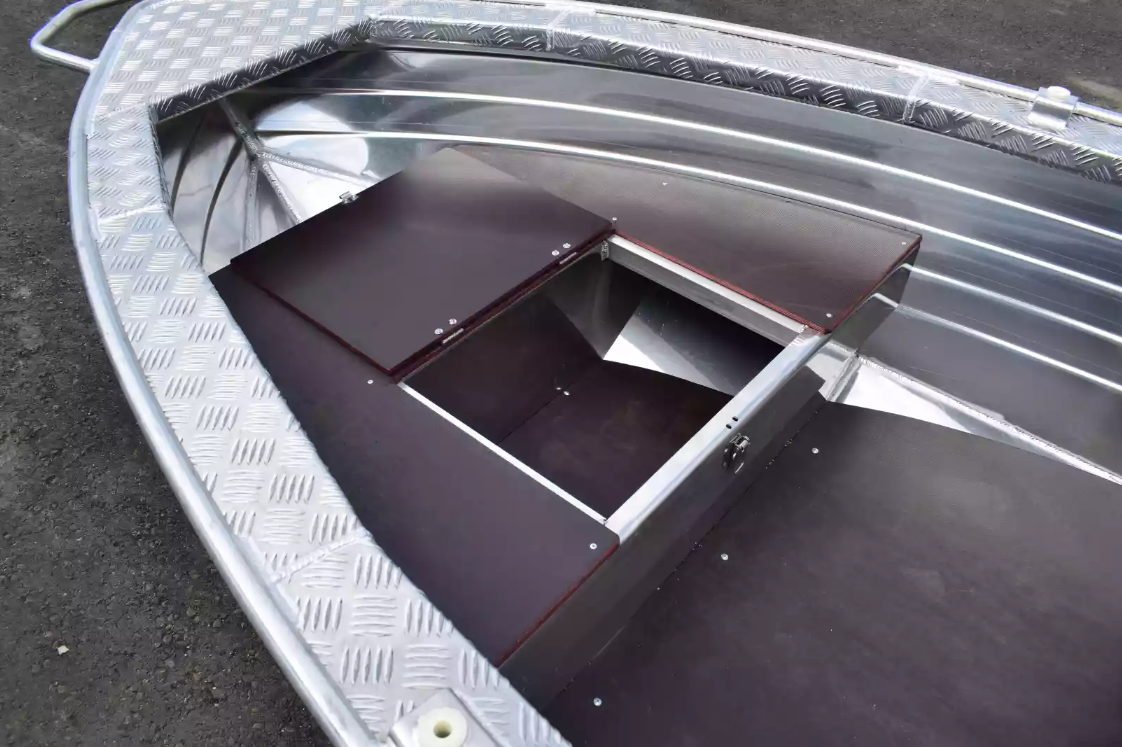 Алюминиевая лодка Wyatboat-390Р Увеличенный борт в Красногорске