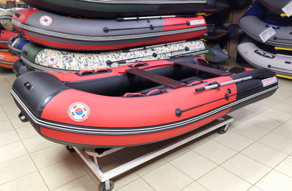 КОМПЛЕКТ Лодка MISHIMO PRO 350 + ЛОДОЧНЫЙ МОТОР MARLIN MP 9.9 (20) AMHS PRO в Красногорске