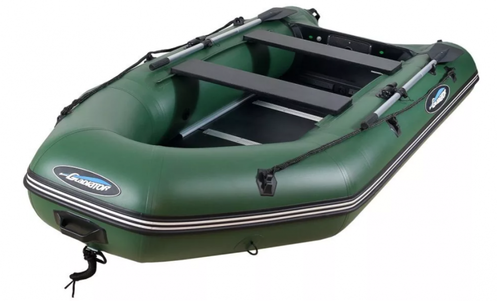 МОТОРНО-ГРЕБНАЯ ЛОДКА ПВХ GLADIATOR А 340 ТК С ФАНЕРНЫМ ПОЛОМ в Красногорске