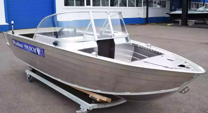 Алюминиевый катер Wyatboat-390 DCM Увеличенный борт в Красногорске