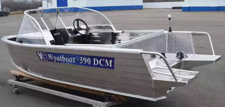 Алюминиевый катер Wyatboat-390 DCM Увеличенный борт в Красногорске