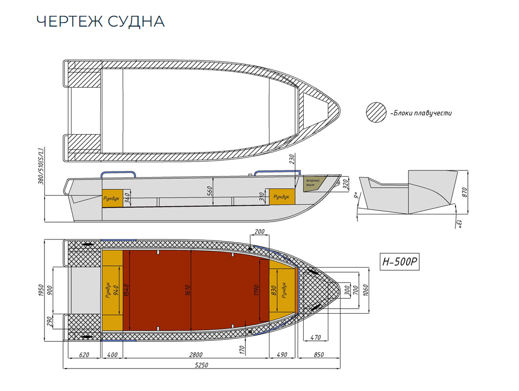 Алюминиевая лодка Неман-500 P в Красногорске