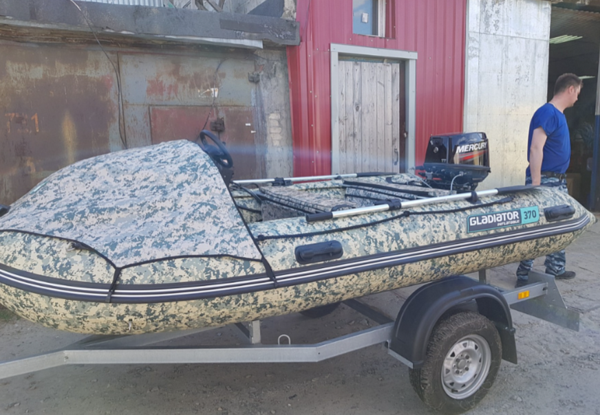 НАДУВНАЯ ЛОДКА GLADIATOR C370AL в Красногорске