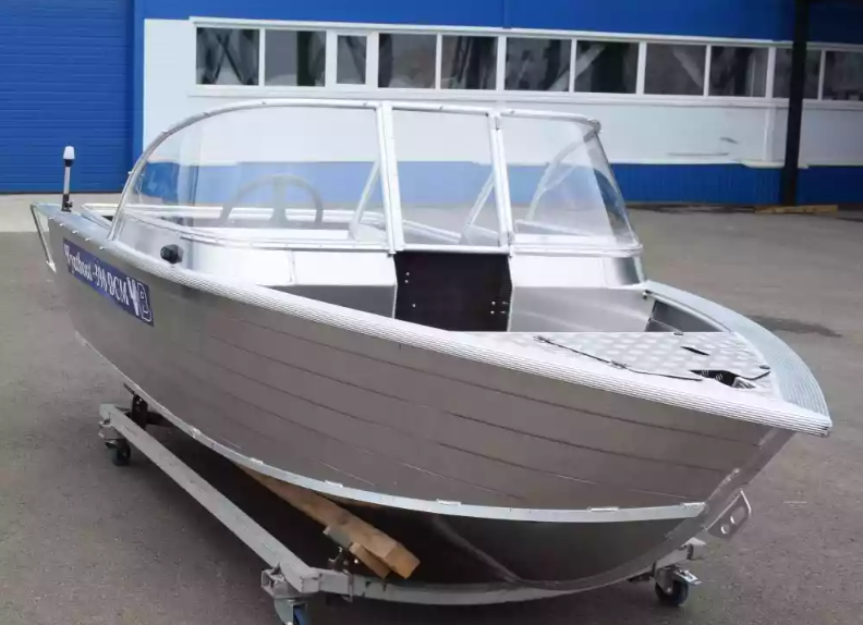 Алюминиевый катер Wyatboat-390 DCM Увеличенный борт в Красногорске