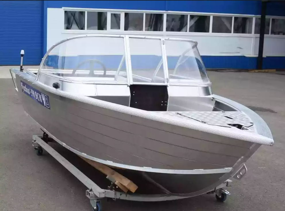 Алюминиевая лодка Wyatboat-390 DCM Увеличенный борт в Красногорске