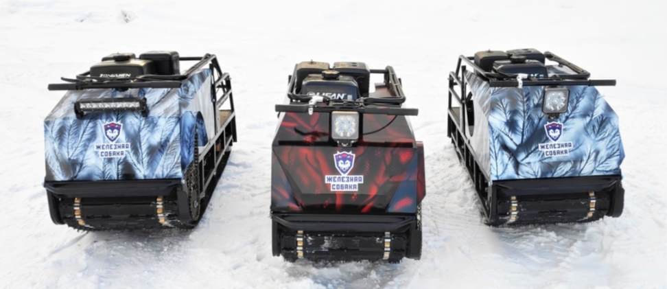 Мотобуксировщик Irondog (Железная собака) M500 15 Камуфляж Охотник в Красногорске