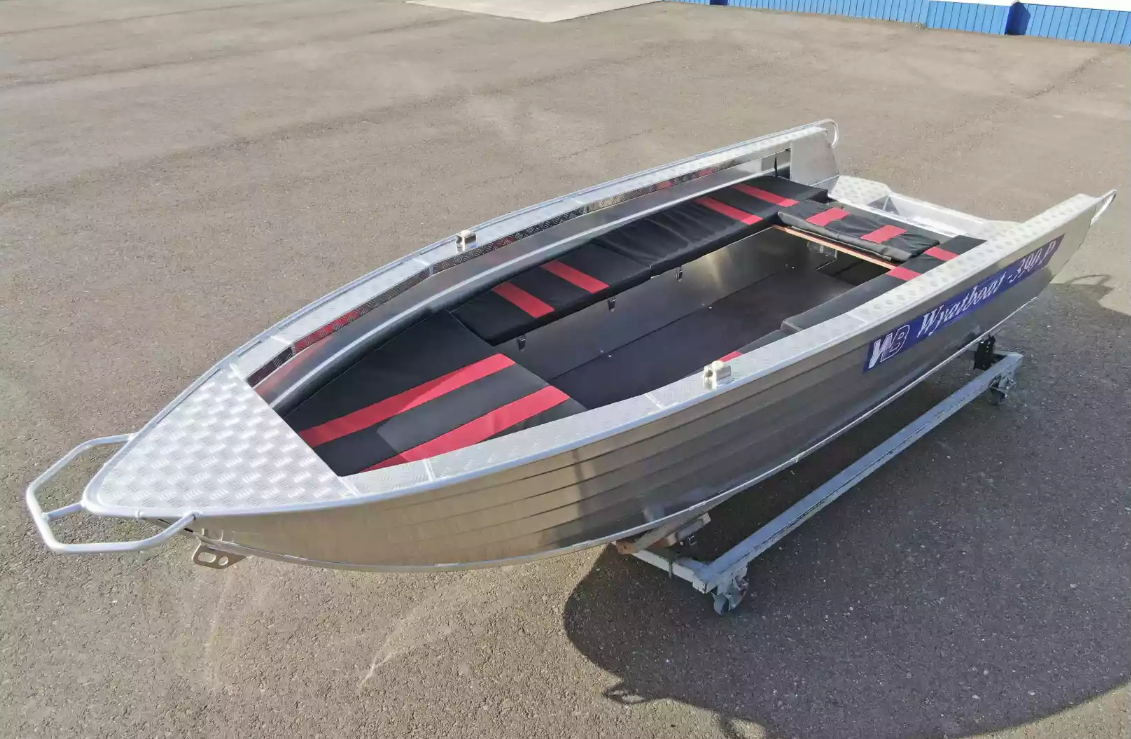 Алюминиевая лодка Wyatboat-390РМ увеличенный борт в Красногорске