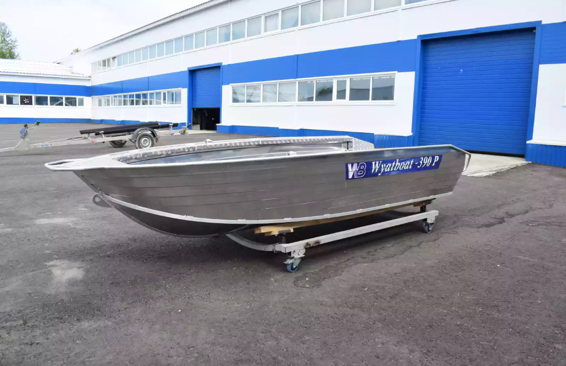Алюминиевая лодка Wyatboat-390Р Увеличенный борт в Красногорске