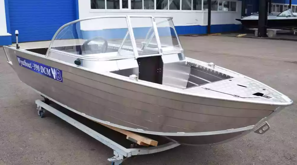 Алюминиевая лодка Wyatboat-390 DCM Увеличенный борт в Красногорске