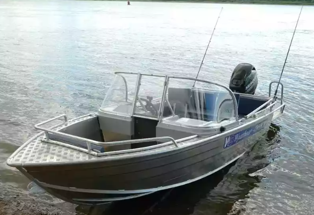 Алюминиевый катер Wyatboat-430T DCM Трансформер в Красногорске