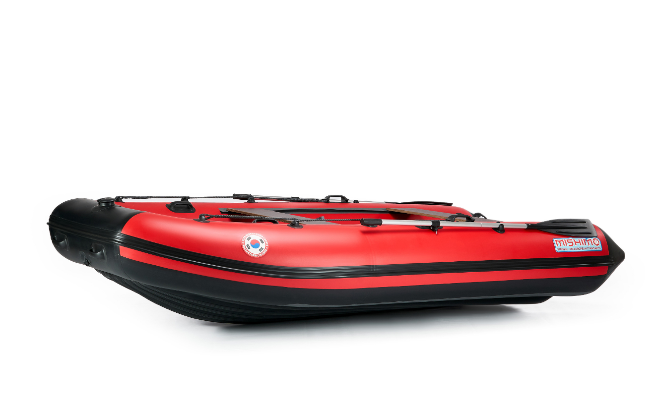 КОМПЛЕКТ ЛОДКА MISHIMO RAPID 380 PRO+ ЛОДОЧНЫЙ МОТОР MARLIN MP 9.9 (20) AMHS PROLINE FORCE в Красногорске