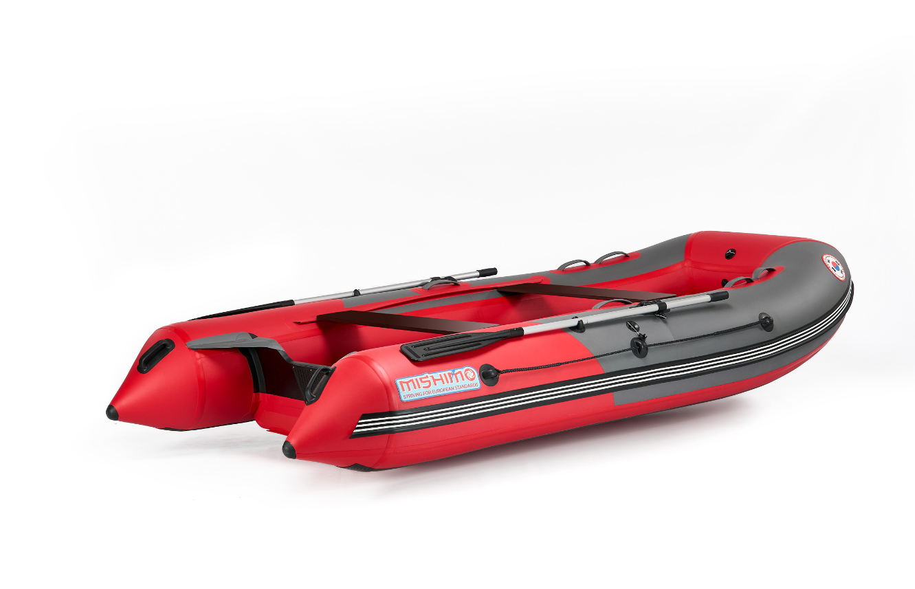 КОМПЛЕКТ ЛОДКА MISHIMO PRO 350 + ЛОДОЧНЫЙ МОТОР MARLIN MP 9.9 (15) AMHS PROLINE в Красногорске
