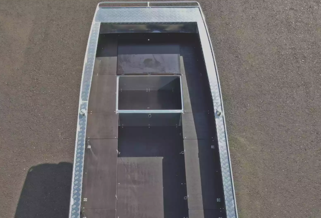 Алюминиевая лодка Wyatboat-490 Jonboat в Красногорске