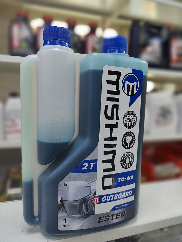 Масло MISHIMO 2T OUTBOARD (ESTER) полусинтетика 1 л в Красногорске