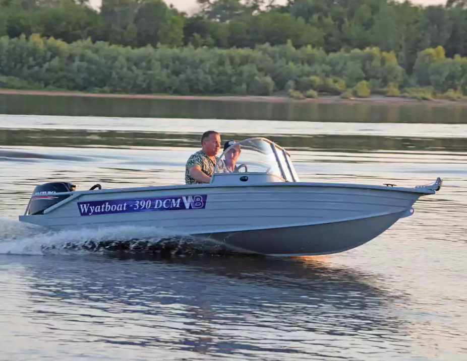 Алюминиевая лодка Wyatboat-390 DCM в Красногорске