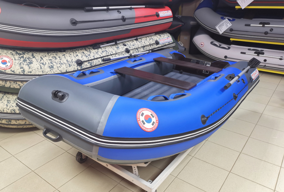 КОМПЛЕКТ Лодка MISHIMO PRO 350 + ЛОДОЧНЫЙ МОТОР MARLIN MP 9.9 (20) AMHS PRO в Красногорске