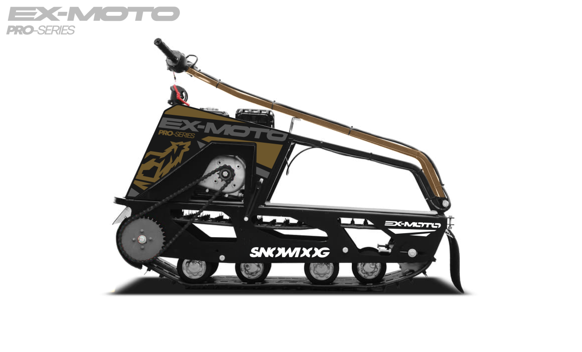 Мотобуксировщик EX-MOTO SNOWDOG S380 8л.с. в Красногорске