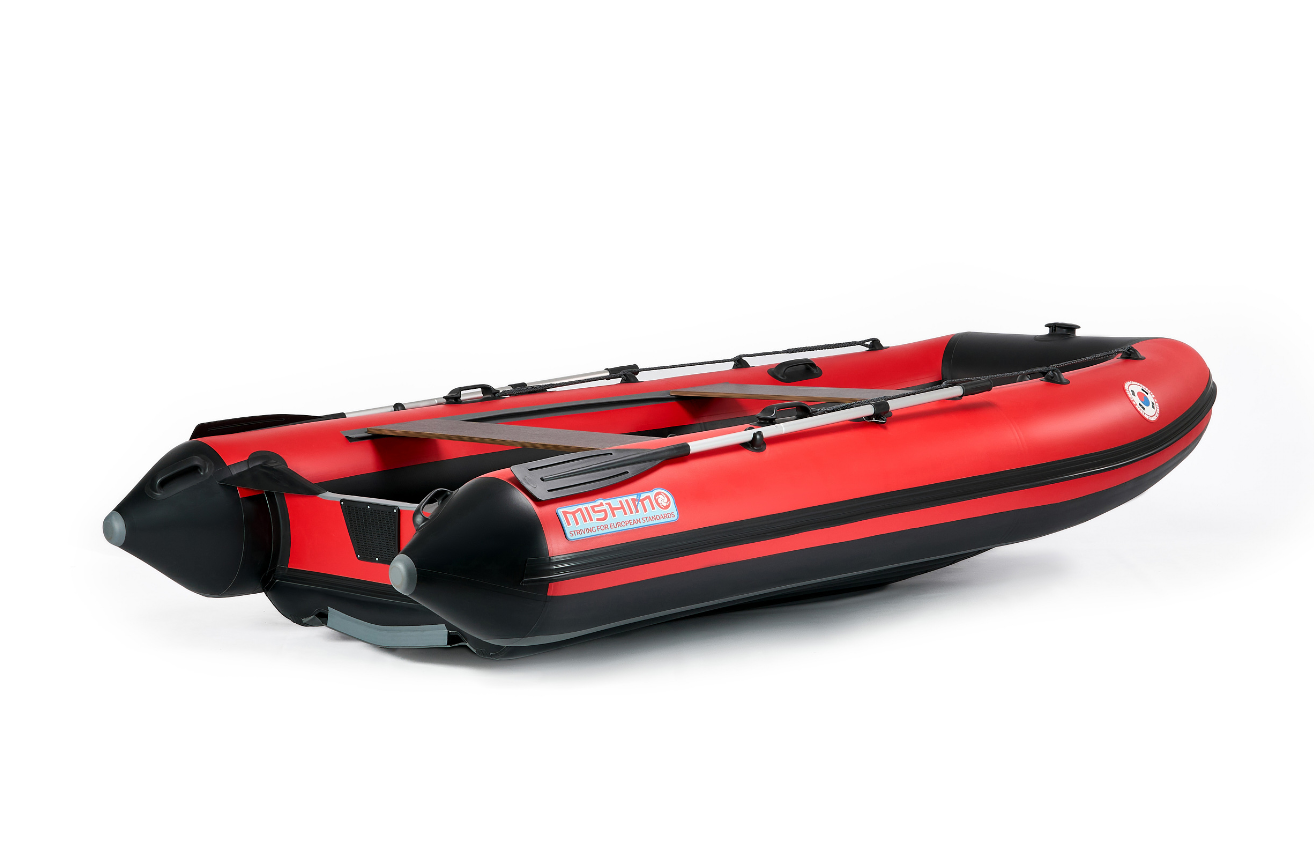 КОМПЛЕКТ ЛОДКА MISHIMO RAPID 380 PRO+ ЛОДОЧНЫЙ МОТОР MARLIN MP 9.9 (20) AMHS PROLINE FORCE в Красногорске