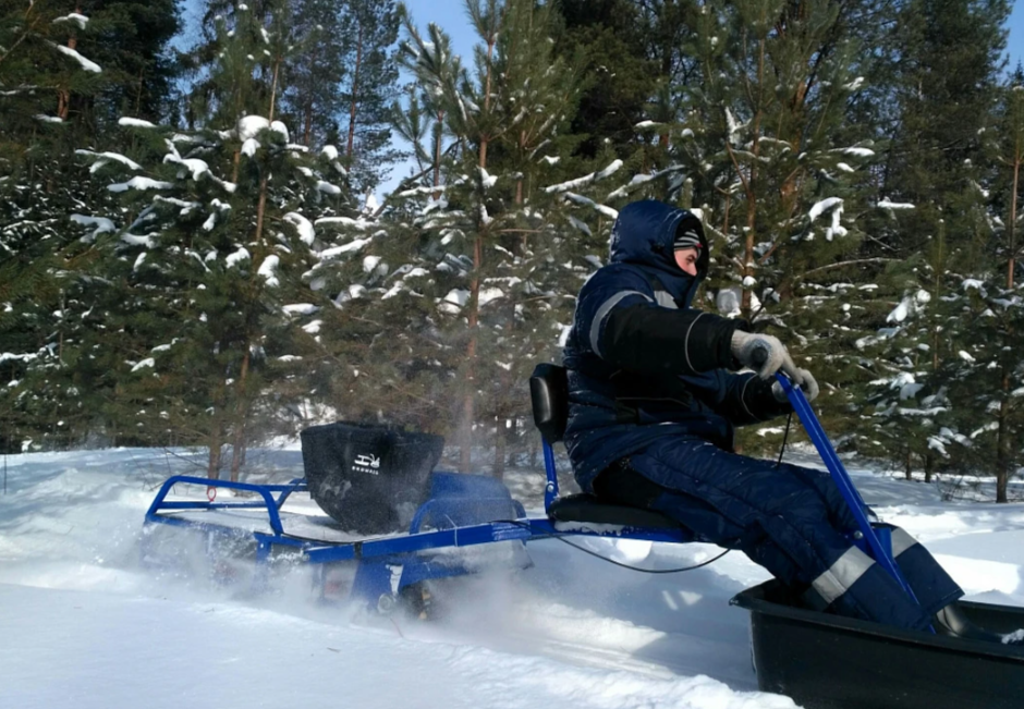 Мотобуксировщик толкач Альбатрос-XL8 с модулем. Без фары, тележки в Красногорске