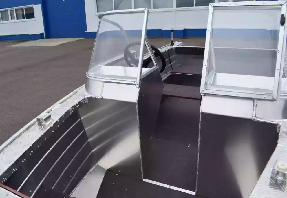 Алюминиевая лодка Wyatboat-390 DCM Увеличенный борт в Красногорске
