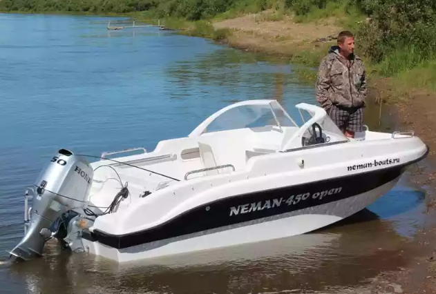 Стеклопластиковый катер Neman-450 Open в Красногорске