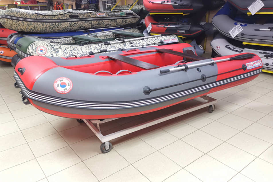 КОМПЛЕКТ Лодка MISHIMO PRO 350 + ЛОДОЧНЫЙ МОТОР MARLIN MP 9.9 (20) AMHS PRO в Красногорске