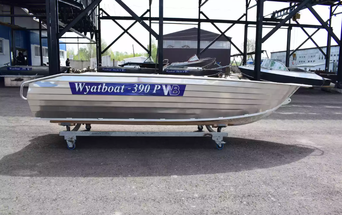 Алюминиевая лодка Wyatboat-390Р Увеличенный борт в Красногорске