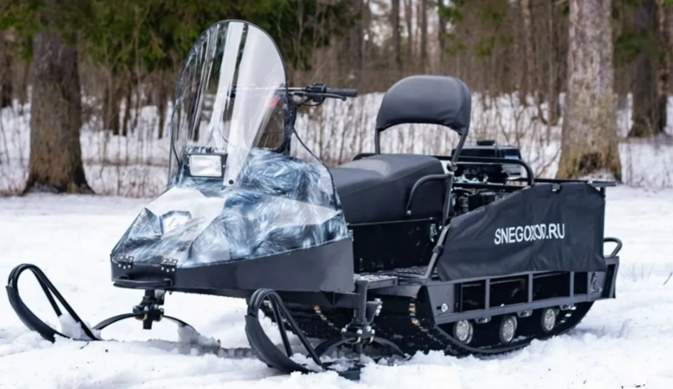 Миниснегоход Егерь Экспедитор 20 л.с. , реверс, тормоз, капот белый в Красногорске