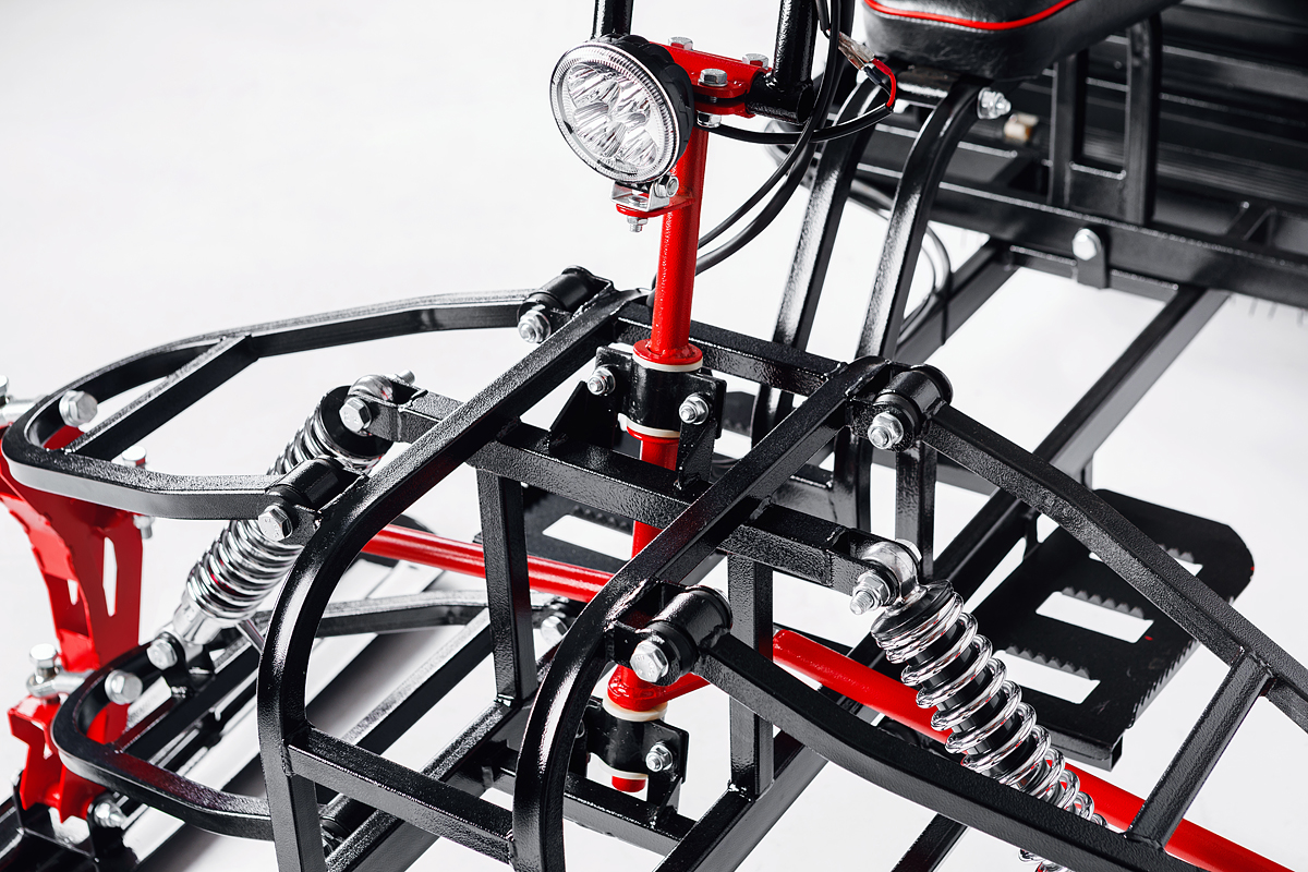 Лыжный модуль IKUDZO TERRAIN с подогревом ручек металлические лыжи в Красногорске