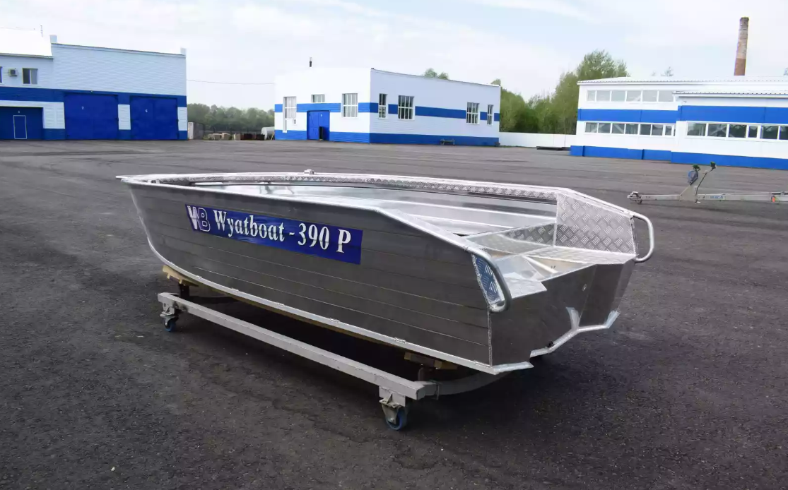 Алюминиевая лодка Wyatboat-390Р Увеличенный борт в Красногорске