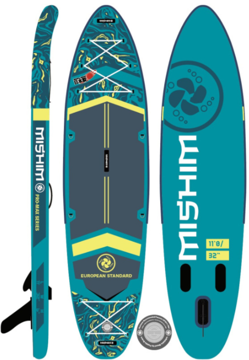 SUP (САП) Доска MISHIMO PRO-MAX Light Teal 11,6’ (355см) в Красногорске