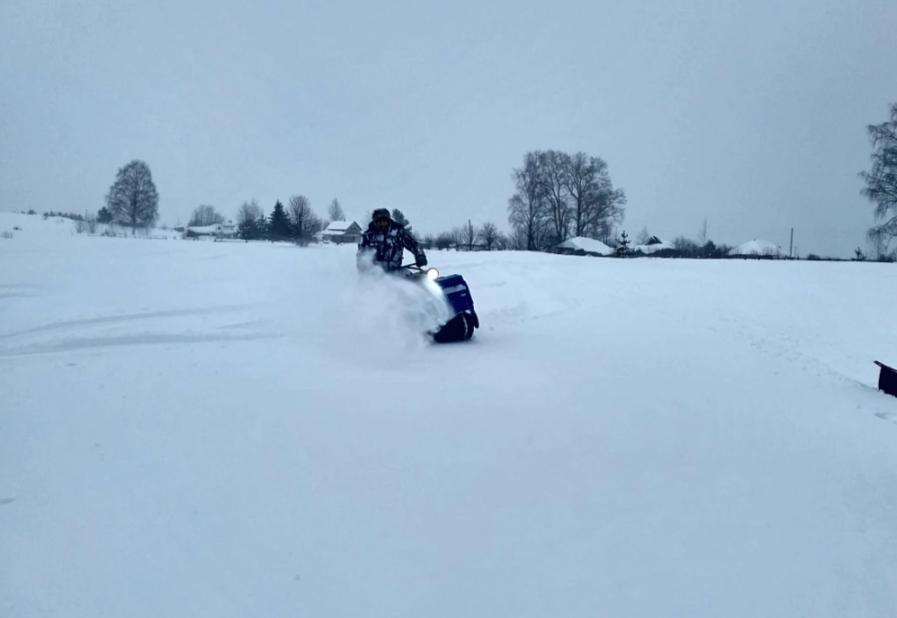 Мотобуксировщик Альбатрос-XLV 9 мини, тележки, 1250 мм в Красногорске