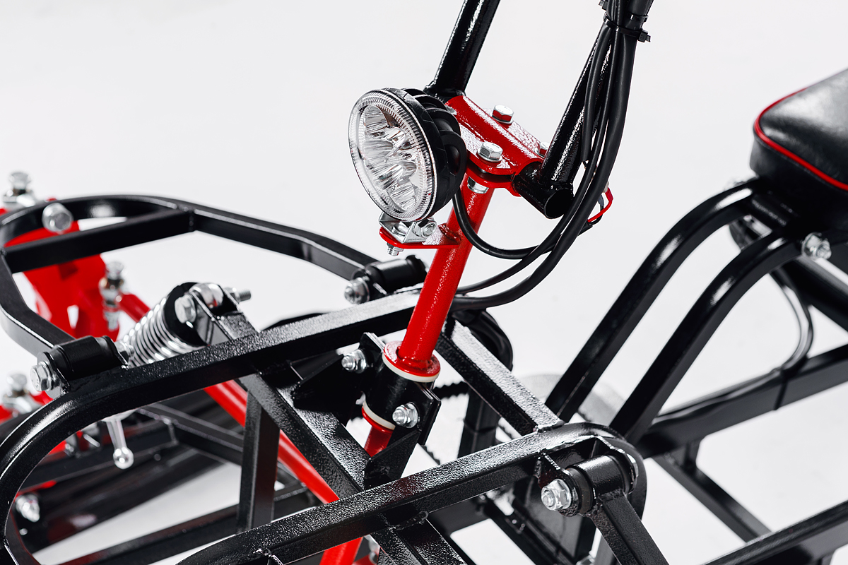 Лыжный модуль IKUDZO TERRAIN с подогревом ручек металлические лыжи в Красногорске