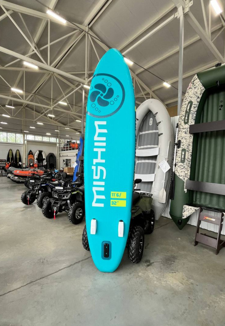 SUP (САП) Доска MISHIMO PRO-MAX Light Teal 11,6’ (355см) в Красногорске