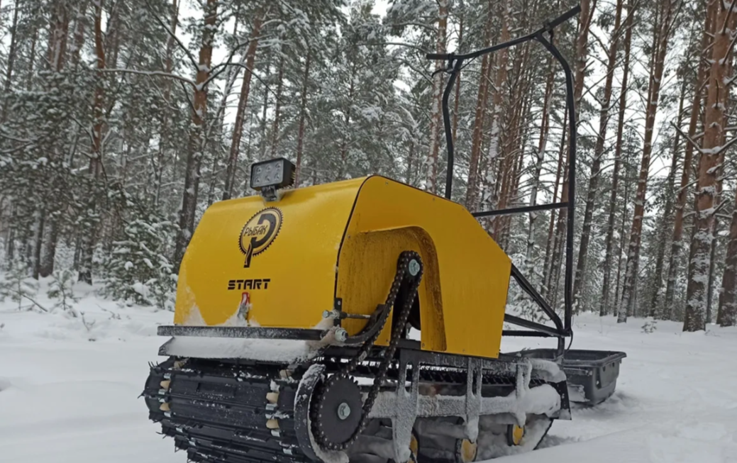 Мотобуксировщик РЫБАК СТАРТ Lifan 15 л.с. (металлический капот) в Красногорске