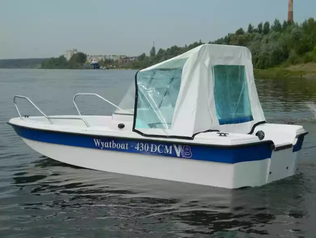 Стеклопластиковый катер Wyatboat-430 DCM (тримаран) в Красногорске