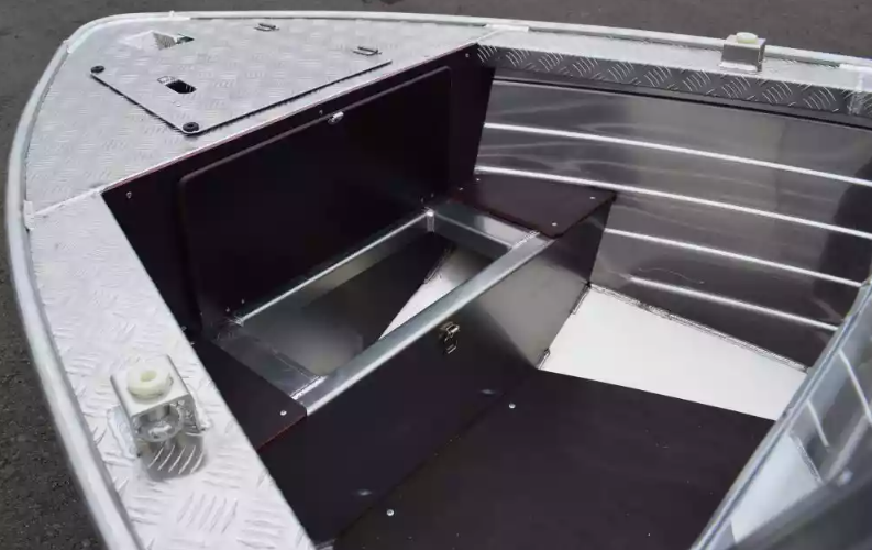 Алюминиевый катер Wyatboat-390 DCM Увеличенный борт в Красногорске