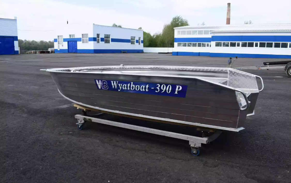 Алюминиевая лодка Wyatboat-390Р Увеличенный борт в Красногорске