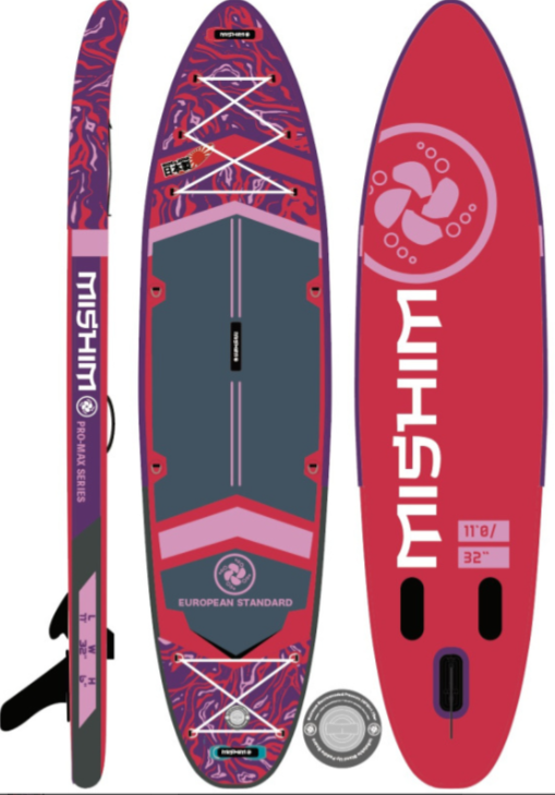 SUP (САП) Доска MISHIMO PRO-MAX Viva Magenta 10.6’ (320см) в Красногорске