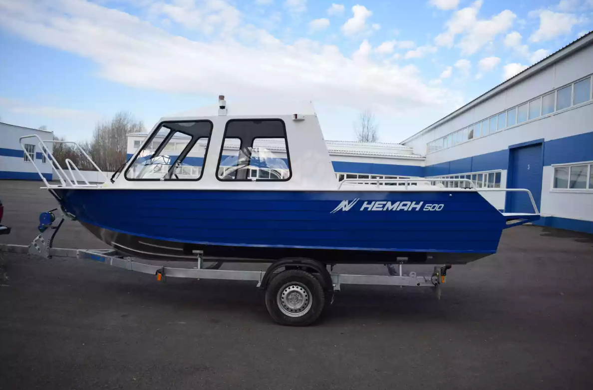 Алюминиевый катер Неман-500 (закрытая рубка) в Красногорске
