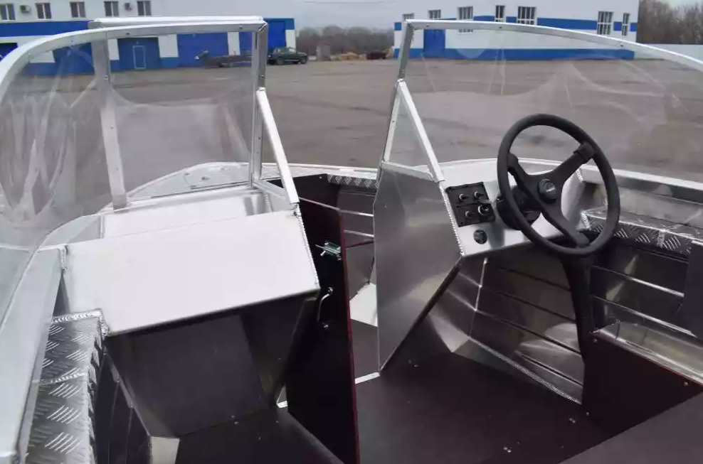 Алюминиевая лодка Wyatboat-390 DCM Увеличенный борт в Красногорске