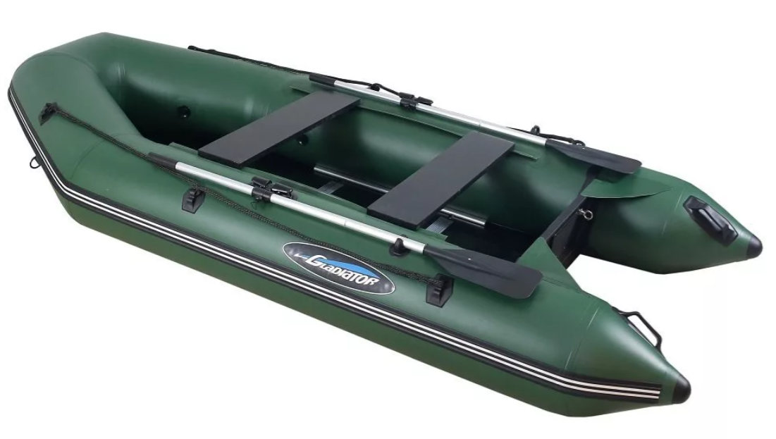 МОТОРНО-ГРЕБНАЯ ЛОДКА ПВХ GLADIATOR А 340 ТК С ФАНЕРНЫМ ПОЛОМ в Красногорске