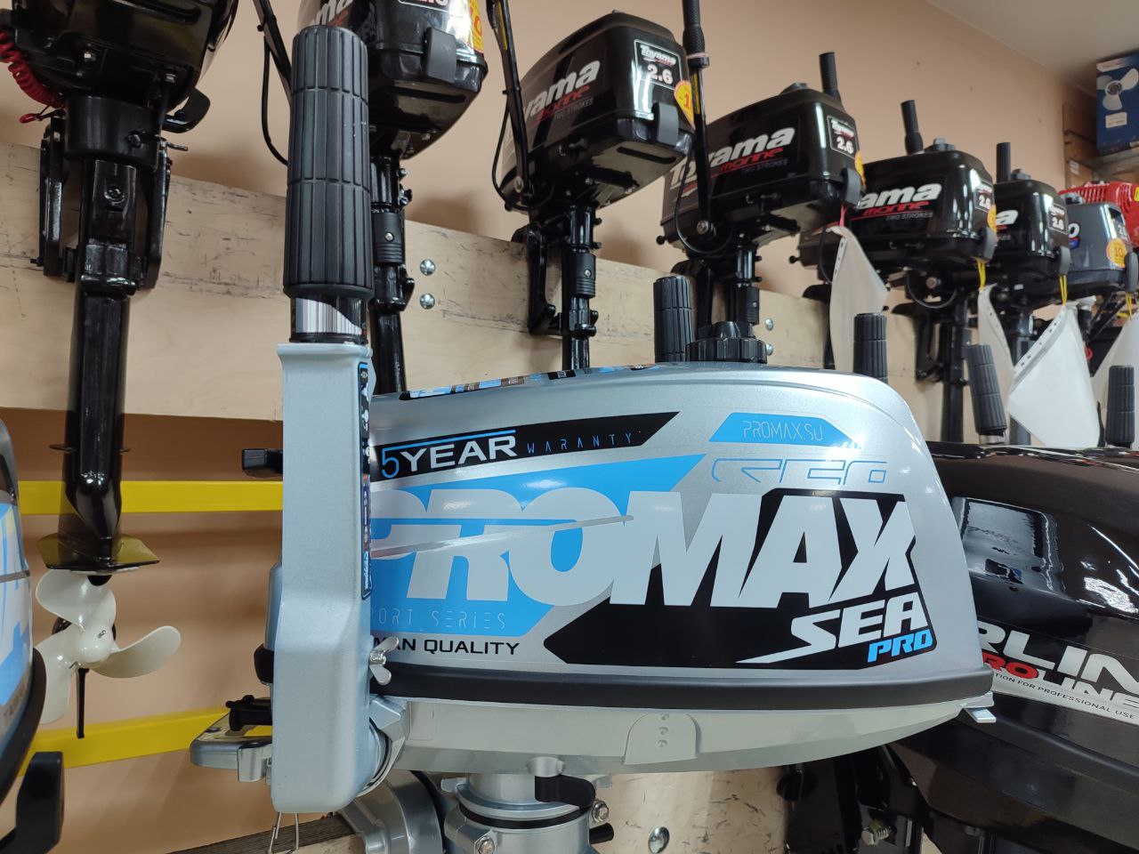 Лодочный мотор PROMAX SP5FHS (внешний бак 12 л) в Красногорске