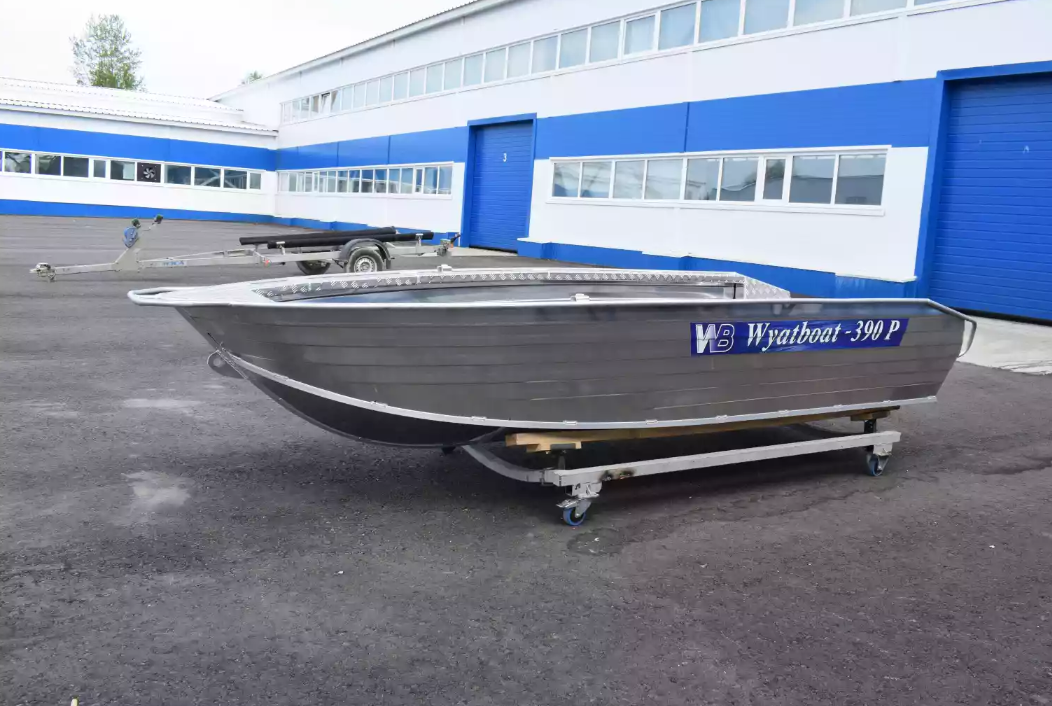 Алюминиевая лодка Wyatboat-390Р Увеличенный борт в Красногорске
