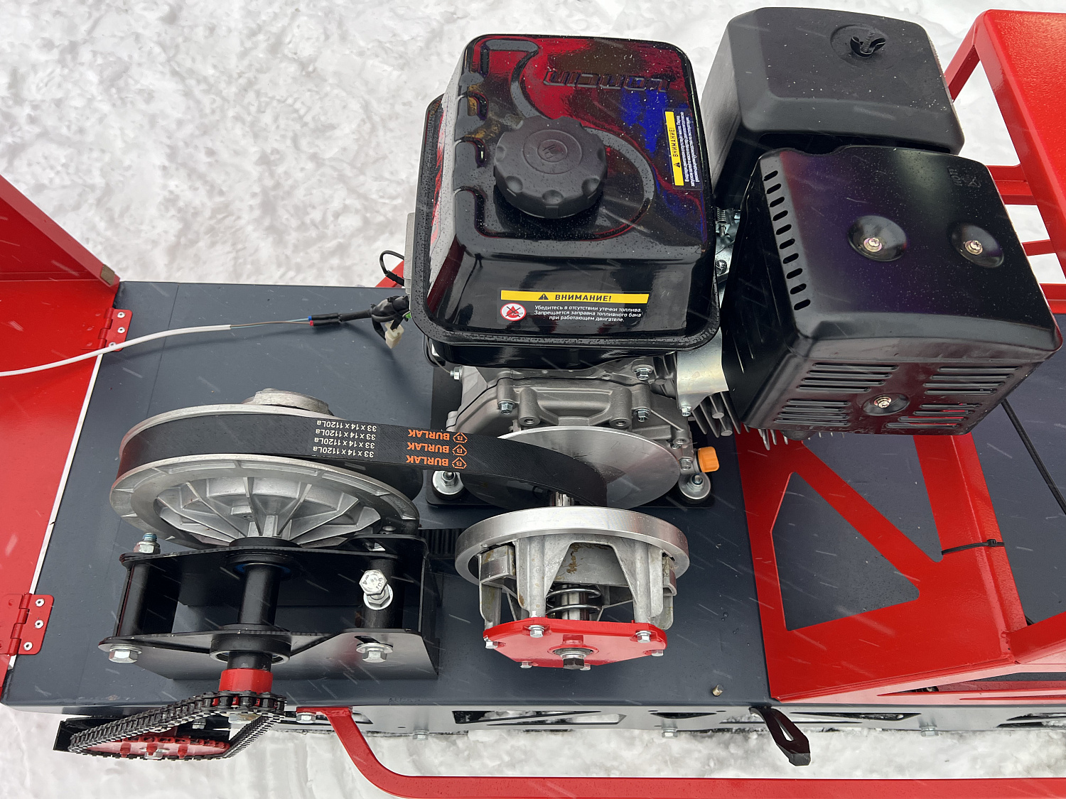 Мотобуксировщик EX-MOTO SNOWDOG S500 15л.с в Красногорске