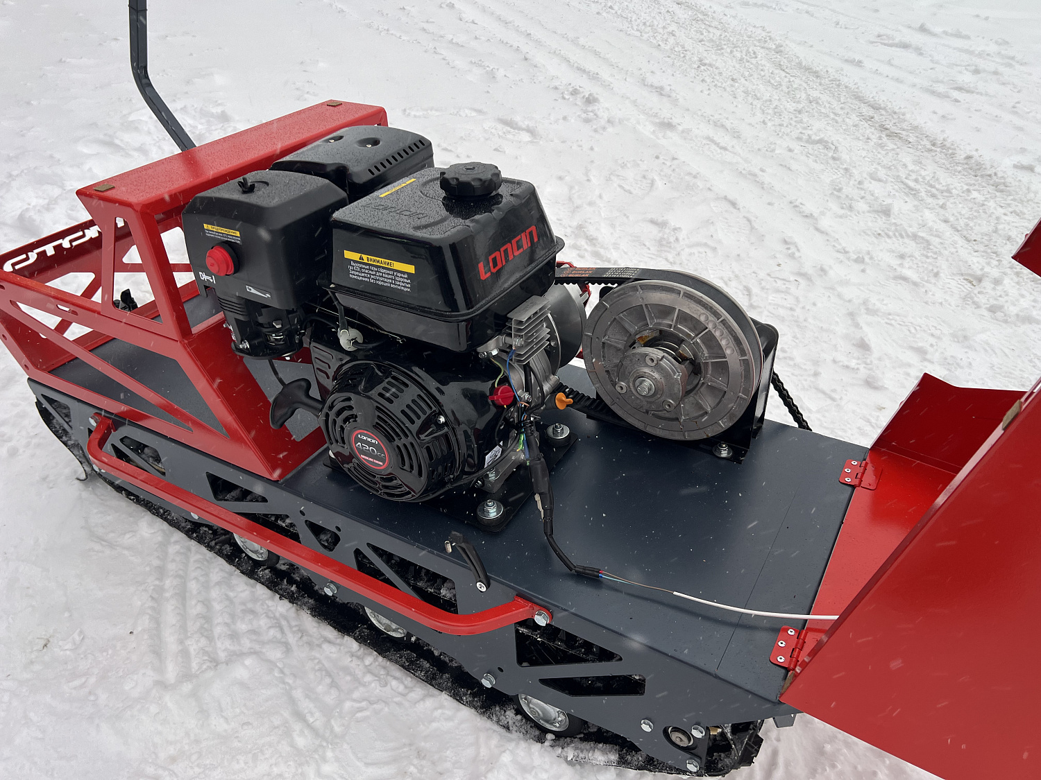 Мотобуксировщик EX-MOTO SNOWDOG S500 15л.с в Красногорске