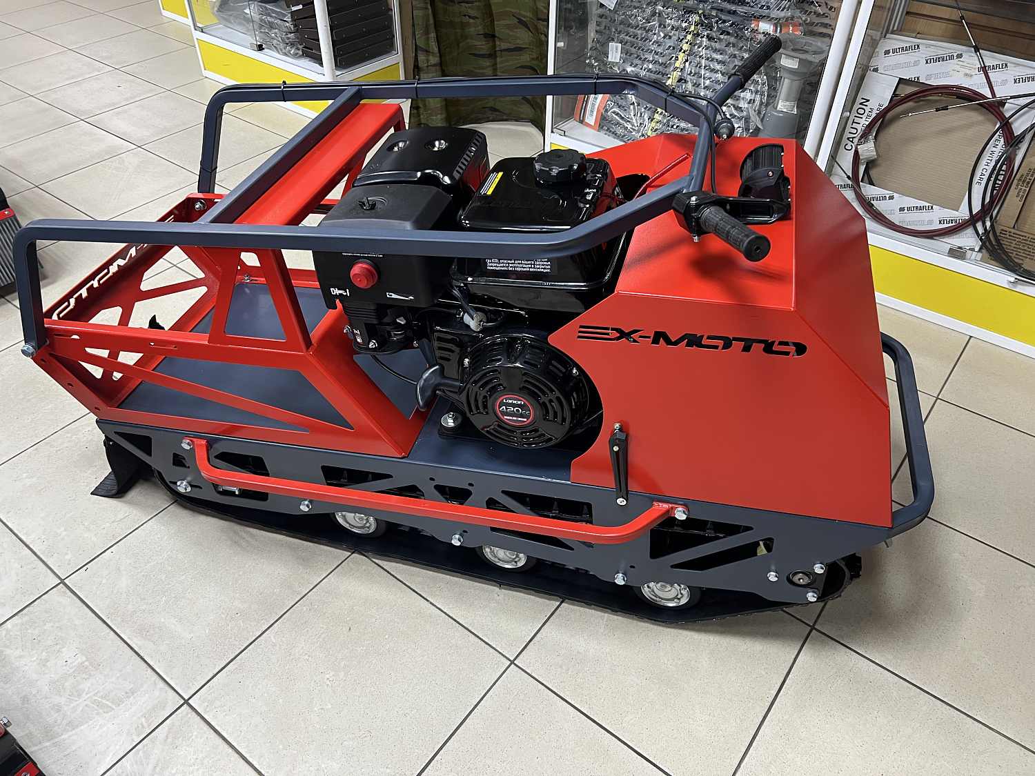 Мотобуксировщик EX-MOTO SNOWDOG S500 15л.с в Красногорске