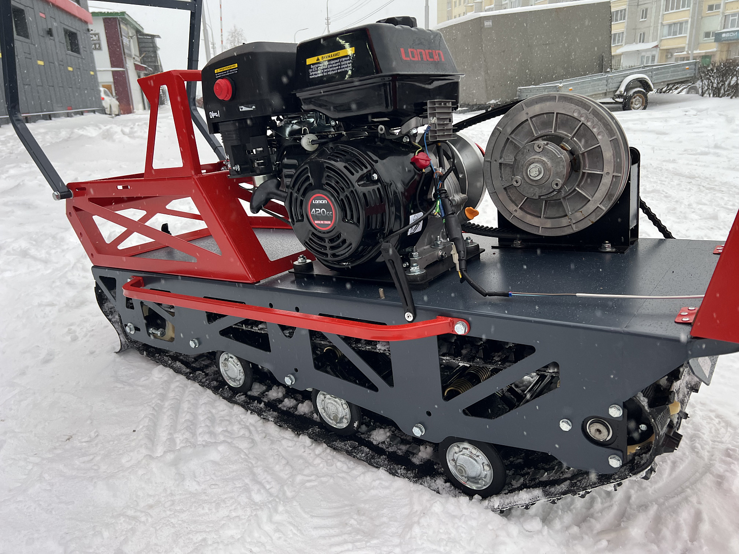 Мотобуксировщик EX-MOTO SNOWDOG S500 15л.с в Красногорске