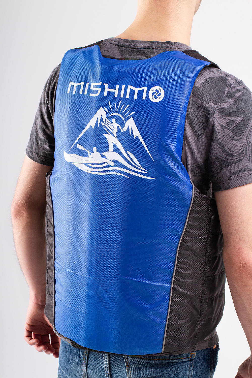 Жилет спасательный MISHIMO PRO Премиум качества Черно-синий в Красногорске