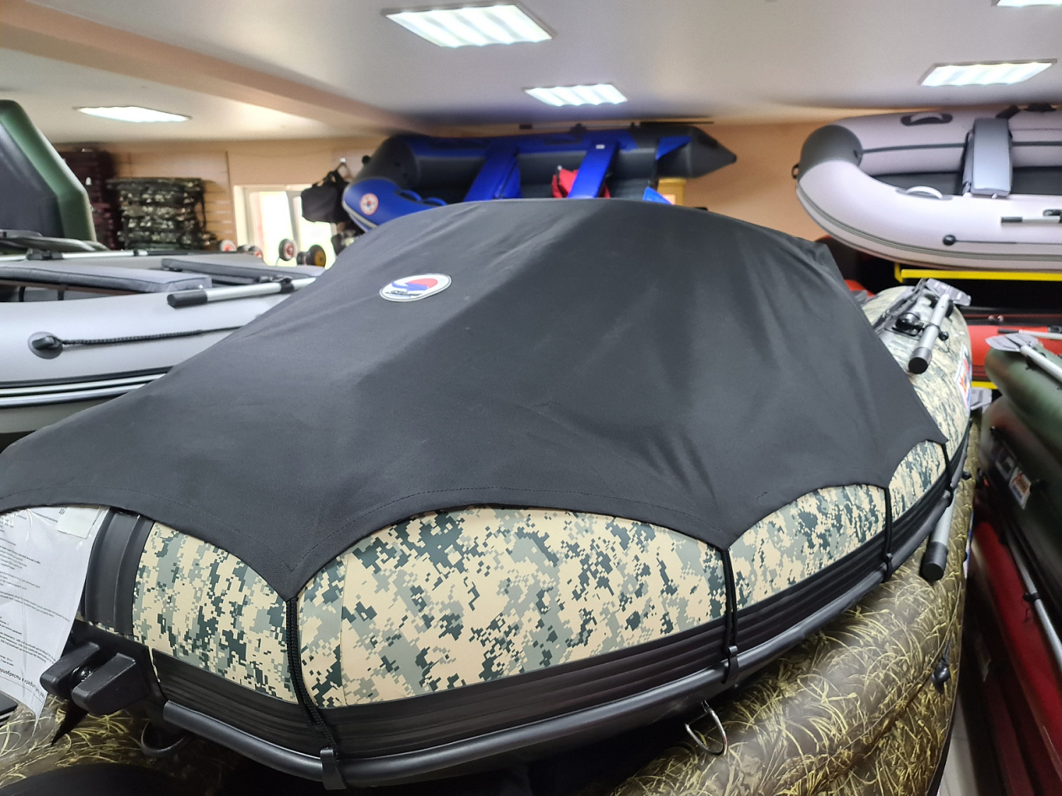 КОМПЛЕКТ НОСОВОГО ТЕНТА К ЛОДКЕ SMARINE AIR MAX 380 ЧЕРНЫЙ в Красногорске